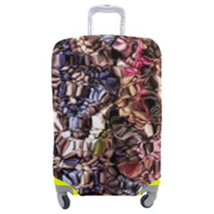 Melting Stitches Luggage Cover (medium) by kaleidomarblingart