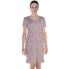 Punkte Short Sleeve Nightdress by zappwaits