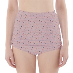 Punkte High-waisted Bikini Bottoms by zappwaits