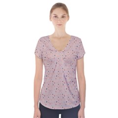 Punkte Short Sleeve Front Detail Top by zappwaits