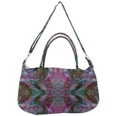 October Pour Blend  Removable Strap Handbag by kaleidomarblingart