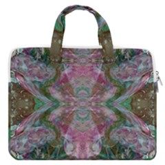 October Pour Blend  Macbook Pro 16  Double Pocket Laptop Bag  by kaleidomarblingart