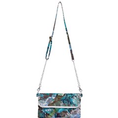 October Blend  Mini Crossbody Handbag by kaleidomarblingart