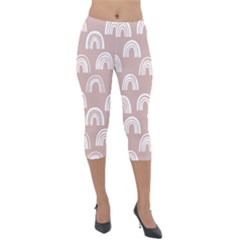 Pattern Lightweight Velour Capri Leggings  by zappwaits