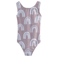 Pattern Kids  Cut-out Back One Piece Swimsuit by zappwaits