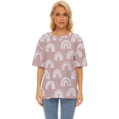 Pattern Oversized Basic T-shirt by zappwaits