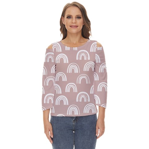 Pattern Cut Out Wide Sleeve Top by zappwaits