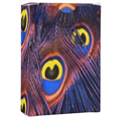 Peacock-feathers,blue,yellow Playing Cards Single Design (rectangle) With Custom Box