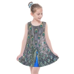 Peacock-feathers1 Kids  Summer Dress by nateshop