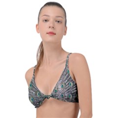 Peacock-feathers1 Knot Up Bikini Top by nateshop