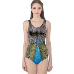 Peacock-feathers2 One Piece Swimsuit by nateshop