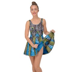 Peacock-feathers2 Inside Out Casual Dress