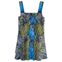 Peacock-feathers2 Kids  Layered Skirt Swimsuit by nateshop