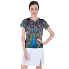 Peacock-feathers2 Women s Sports Top by nateshop