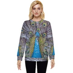 Peacock-feathers2 Hidden Pocket Sweatshirt by nateshop