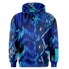 Really Cool Blue, Unique Blue Men s Core Hoodie by nateshop