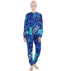 Really Cool Blue, Unique Blue Women s Lounge Set