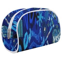 Really Cool Blue, Unique Blue Make Up Case (medium) by nateshop