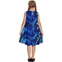 Really Cool Blue, Unique Blue Kids  Frill Swing Dress View4