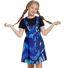 Really Cool Blue, Unique Blue Kids  Apron Dress by nateshop