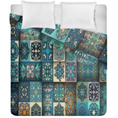 Texture, Pattern, Abstract, Colorful, Digital Art Duvet Cover Double Side (california King Size) by nateshop