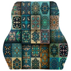 Texture, Pattern, Abstract, Colorful, Digital Art Car Seat Velour Cushion  by nateshop