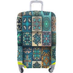 Texture, Pattern, Abstract, Colorful, Digital Art Luggage Cover (large) by nateshop