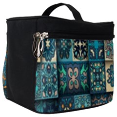 Texture, Pattern, Abstract, Colorful, Digital Art Make Up Travel Bag (big) by nateshop