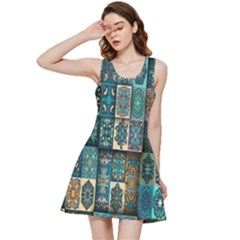 Texture, Pattern, Abstract, Colorful, Digital Art Inside Out Racerback Dress by nateshop