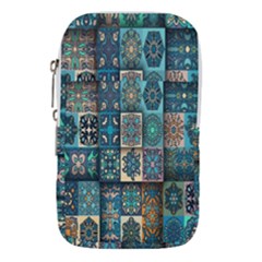 Texture, Pattern, Abstract, Colorful, Digital Art Waist Pouch (large) by nateshop