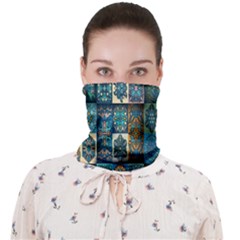 Texture, Pattern, Abstract, Colorful, Digital Art Face Covering Bandana (adult) by nateshop