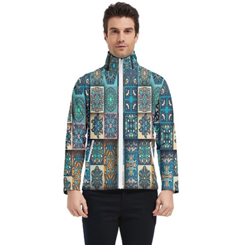 Texture, Pattern, Abstract, Colorful, Digital Art Men s Bomber Jacket by nateshop