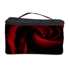 Rose Maroon Cosmetic Storage Case by nateshop