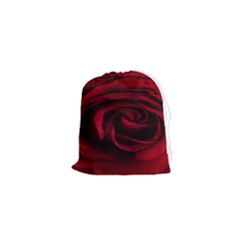 Rose Maroon Drawstring Pouch (xs) by nateshop