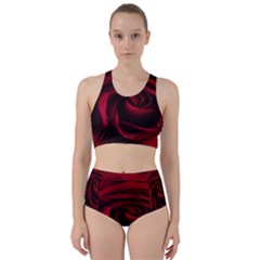 Rose Maroon Racer Back Bikini Set by nateshop