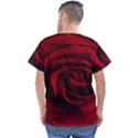 Rose Maroon Men s V-Neck Scrub Top View2