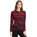 Rose Maroon Women s Long Sleeve Rash Guard View1