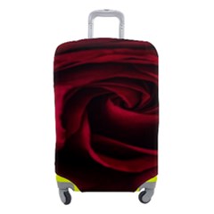 Rose Maroon Luggage Cover (small) by nateshop