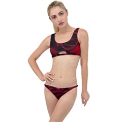 Rose Maroon The Little Details Bikini Set by nateshop