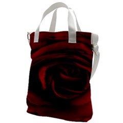 Rose Maroon Canvas Messenger Bag by nateshop