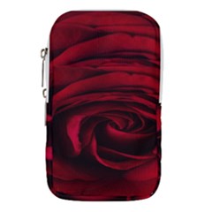 Rose Maroon Waist Pouch (large) by nateshop