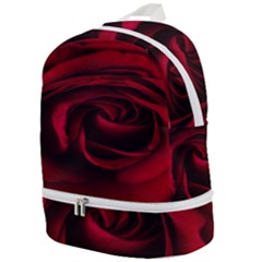 Rose Maroon Zip Bottom Backpack by nateshop