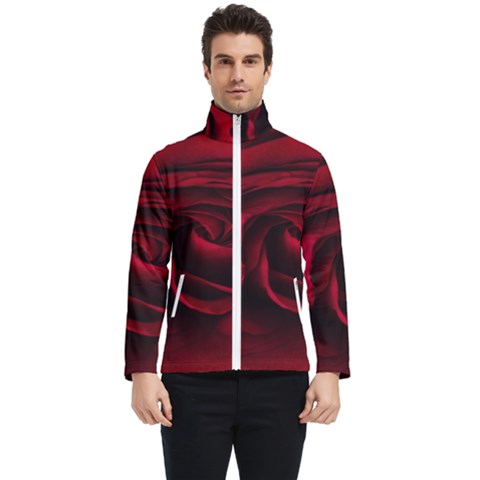 Rose Maroon Men s Bomber Jacket by nateshop