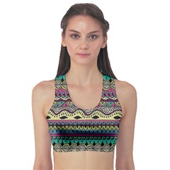 Aztec Design Fitness Sports Bra