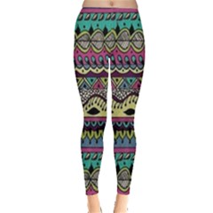 Aztec Design Everyday Leggings  by nateshop