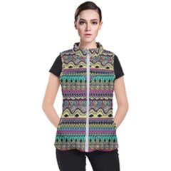 Aztec Design Women s Puffer Vest