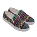 Aztec Design Women s Canvas Slip Ons View3