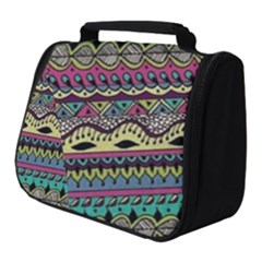 Aztec Design Full Print Travel Pouch (small)