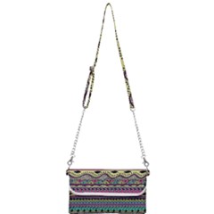 Aztec Design Mini Crossbody Handbag