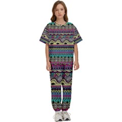 Aztec Design Kids  T-shirt And Pants Sports Set by nateshop